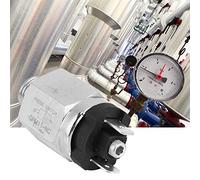 TOPINCN Pressostat NC de Niveau de Protection élevé - Contrôleur de Pression Réglable G1/4in AC220V 48VAC/DC pour Systèmes CVC