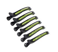 TOPINCN Professional Hair Clips Set 6pcs Non-Slip Sectioning Clips for