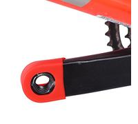 TOPINCN Protégeurs de Manivelles à Manches à Couvercle Doux Durable Bottes pour Le Jeu de Vélos Accessoire pour Les Amateurs de Vélos en Gel de Silice (Rouge)