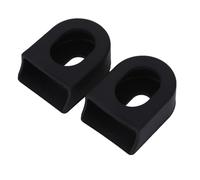 TOPINCN Protégeurs de Manivelles à Manches à Couvercle Doux Durable Bottes pour Le Jeu de Vélos Accessoire pour Les Amateurs de Vélos en Gel de Silice (Black)