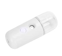 TOPINCN Pulvérisateur de Brume Faciale, Spray Hydratant à Vibrations Ultra-hautes Vitesses pour les Soins de la Peau, Pulvérisateur Portable pour une Utilisation en Voyage, Blanc 30 Ml