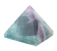 TOPINCN Pyramide en cristal naturel Lapis Lazuli Pierre de quartz Pyramide Guérison Reiki Chakra d'énergie Décor