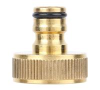 TOPINCN Raccord Rapide pour Tuyau D'arrosage, Adaptateur fileté en Laiton Massif pour Tuyau D'arrosage, Filetage Femelle G1, Connecteur Rapide pour Tuyau D'arrosage, Adaptateur pour