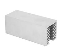 TOPINCN Radiateur de Dissipateur de Chaleur en Aluminium de Type U pour 1/2/3, LED, Routeur, Argent 100x40x40mm