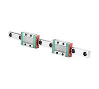 TOPINCN Rail de Mouvement Linéaire Professionnel, Chariot à Rail Linéaire lubrifié pour la Plupart des équipements Automatiques, Guide MGN9B de 150 Mm, Largeur de 9 Mm avec 2 Blocs MGN9B