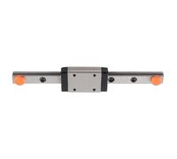 TOPINCN Rail Linéaire Miniature 100 Mm avec Bloc Coulissant en Acier pour Machine-outil CNC, Acier à Roulement Durable pour un Fonctionnement Fluide