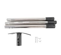 TOPINCN Râteau à Mauvaises Herbes et Houe de Jardin, Extracteur de Mauvaises Herbes à Manche Long de 45 Pouces avec Tête Réglable pour Jardins, Cours, Pelouses, Patios, Fermes