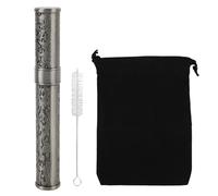 TOPINCN Récipient en Métal, Boîtier de Bouteille de Joint de Rangement à L'épreuve de Rangement à L'épreuve de Rangement, Capsule de Survie Portable Conteneur de Réserve de Voyage pour (GREY)