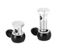 TOPINCN Refroidisseur D'huile de Transmission, Raccords Banjo à 90 °, Connecteur Durable pour GM 4L80E 1997 - 2010, Accessoire de Voiture (A)