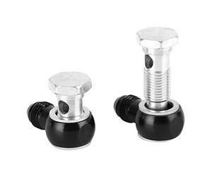 TOPINCN Refroidisseur D'huile de Transmission, Raccords Banjo à 90 °, Connecteur Durable pour GM 4L80E 1997 - 2010, Accessoire de Voiture (A)