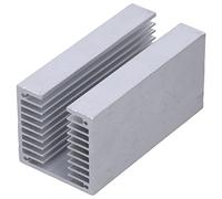 TOPINCN Refroidisseur Thermique en Aluminium avec Dissipateur Thermique, Conception en Forme de U pour Applications et LED, 100x50x50mm