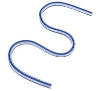 TOPINCN Règle de Courbe Flexible pour le Dessin, Outil de Mesure de Règle en Plastique avec échelle Double Face pour le Dessin de Modèles de Construction D'ingénierie et la Fabrication (60 cm / 23,6