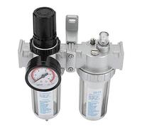 TOPINCN Régulateur de Filtre à Air Compact avec Piège à humidité pour le Contrôle de la Pression du Compresseur D'air, adapté aux Amateurs de Bricolage