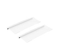 TOPINCN Rehausseur de Clavier, Base en Silicone Antidérapante, Conception Ergonomique Inclinée pour Le Support du Poignet, avec Grande Taille pour Clavier D'ordinateur de Bureau à (Transparente)