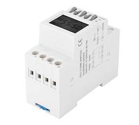 TOPINCN Relais de Commutation de Minuterie de Type Rail AC220V 3A pour le Contrôle de la Sonnerie 1min-99s dans un Environnement Scolaire ou D'usine