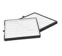 TOPINCN Remplacement de Filtre de Collecteur de Poussière D'ongles à Cadre Durable, écran Filtrant 2 Pièces pour Machine à Vide de Poussière D'ongles de 40 W, Matériau Haute Résistance, pour les