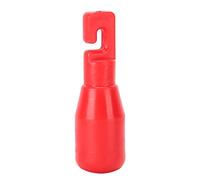 TOPINCN Remplacement de Pointe de Canne, Crochet en Plastique Durable de Type 2 Pièces pour Canne Aveugle, Installation Facile pour les Personnes Aveugles, Blanc (petite tête rouge)