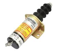 TOPINCN Remplacement du Solénoïde D'arrêt Haute Performance, Fonctionnement Stable, Boîtier en Acier, 1 Pièce, pour la Réparation du Moteur