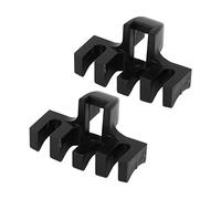 TOPINCN Répartiteur de Charge de Raquette de Badminton, 2 Adaptateurs de Répartiteur de Charge de Raquette de Badminton Distribution de Pression pour Outil d'épandage (Noir)