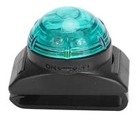 TOPINCN Roule de Remorque de Compagnie Légère étanche Stable sécurité Nocturne Lampe D'avertissement pour les Colliers pour Chiens Accessoires (lumière verte)