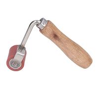 TOPINCN Rouleau de Couture en Silicone pour Papier Peint, Rouleau de Couture Manuel de 4,3 Cm de Large avec Poignée Ergonomique en Bois, Roulement à Double Direction pour Soudure de
