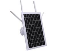 TOPINCN Routeur Moderne 4G à énergie Solaire, Point D'accès Solar WiFi, Hotspot Internet Solaire, Passerelles de Réseau sans Fil Extérieur IP66 avec Panneau Solaire (Version américaine)
