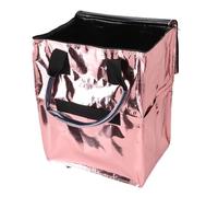 TOPINCN Sac à roulettes Pliable, Chariot de Rangement Portable de Grande capacité avec roulettes et Conception Pliable, Sac Robuste pour Vêtements, épicerie pour Les Voyages en Mouvement (Or Rose)