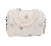 TOPINCN Sac de Rangement pour Poussette, Fourre-tout Multifonctionnel avec Poche Zippée, Pochette à Couches Réutilisable, Sac de Voyage Suspendu, Sac à Main pour Poussette pour Mamans, (Sac Lapin)