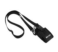 TOPINCN Sac de Support de Radio pour Talkie-walkie, Sangle D'épaule Réglable en Nylon Léger pour Le Bureau de sécurité de L'hôpital d'urgence de la en Plein Air, Noir
