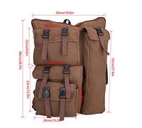 TOPINCN Sac de Tableau de Croquis de café en Toile Multifonctionnel avec une Bonne Ventilation, Sac de Tableau de Peinture Portable Durable pour les Artistes, de Rangement D'art de de Croquis de