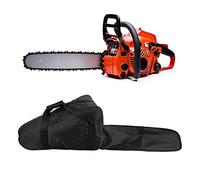 TOPINCN Sac de transport portable pour tronçonneuse en tissu Oxford étanche pour bûcheron