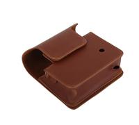 TOPINCN Sac en Cuir en Cuir PU Doux et Résistant pour SQ6, Sac de Camérasis de Protection avec Ceinture de Voyage et Photographie - Entrée (Brown)