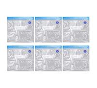 TOPINCN Sac Sous Vide Alimentaire Durable Réutilisable pour le Stockage des Aliments dans la Cuisine 10 Pièces 22x21 Cm Sac de Scellage Sous Vide Transparent épais de qualité Alimentaire pour la
