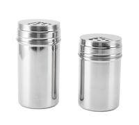 TOPINCN Salt Dredge Shakers Shaker Dispensver Dispensver avec des Trous à Tamis en Maille pour la Cuisine (Type 3)