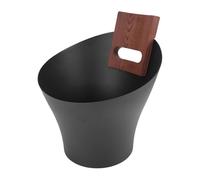 TOPINCN Seau et Louche de Sauna en Aluminium de 5l, avec Manche en Bois, Ensemble de Cuillères à Eau pour la Maison, Le Spa, Le Camping en Plein Air, Sources Chaudes