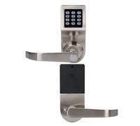 TOPINCN Serrure Codée électronique, Serrure de Porte Numérique Intelligente avec Carte IC et Déverrouillage par clé pour Appartements en Alliage de Zinc 2 Clés