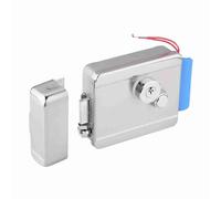 TOPINCN Serrure de Commande électronique, Serrure électrique en Acier Inoxydable de Haute qualité, Double Têtes de Verrouillage pour Kit de Système de Contrôle D'accès aux Portes