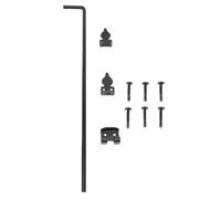 TOPINCN Serrure de Porte à Boulon Robuste avec Conception Résistante aux Intempéries pour Clôtures Extérieures en Bois - Acier Robuste 1 Pièce