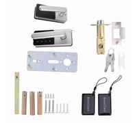 TOPINCN Serrure de Porte avec Mot de Passe Bluetooth, Télécommande, Serrure de sécurité Moderne pour Appartements, clé Mécanique en Acier Inoxydable