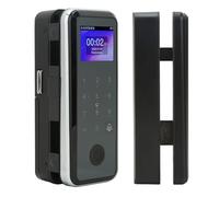 TOPINCN Serrure de Porte D'entrée Intelligente à Empreintes Digitales avec Télécommande pour Application, Serrure de Contrôle D'accès de Porte sans Mot de Passe pour en Verre de Bureau à Domicile