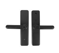 TOPINCN Serrure de Porte Intelligente à Empreintes Digitales, Poignée de Porte D'entrée sans vec 2 Poignées à Levier, Ensemble de Serrure de D'entrée sans mpreint