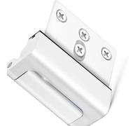 TOPINCN Serrure de sécurité Domestique, Serrure de Renforcement en Alliage D'aluminium Durable pour Porte D'entrée, capacité de 800lb (WHITE)