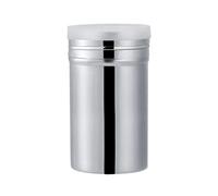 TOPINCN Shaker en Poudre en Acier Inoxydable Shaker avec Couvercle, Poudre à Maille Fin (Grande taille)