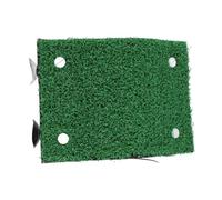 TOPINCN Small -Back -Plateform Simulation Grass Calm Terrace pour Petite Boucle de Ongles de Reptile avec Surestance pour l'environnement de l'eau et Soulagement du Stress, Matériau Acrylique,