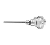 TOPINCN Sonde de Capteur de Température PT100, Détecteur de Température Haute Performance pour Contrôleurs, Tête de Terminal de Thermocouple à Filetage NPT 1/2'' pour Usage Industriel (Tube de