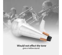 TOPINCN Sourdine Silencieuse pour Trombone Ténor - Réduit le Volume en Cas de Perturbation - Pratique - Accessoire Portable et Léger pour les Joueurs de Trombone