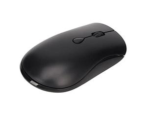 TOPINCN Souris Silencieuse Double Mode 1600 DPI pour Ordinateurs de Bureau, Souris de Bureau Portable sans Fil 5.2 (Black)