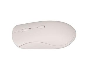 TOPINCN Souris Silencieuse Double Mode 1600 DPI pour Ordinateurs de Bureau, Souris de Bureau Portable sans Fil 5.2 (White)