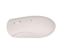 TOPINCN Souris Silencieuse Portable 5.2, Batterie Rechargeable sans Fil 1600DPI, pour Ordinateurs Portables de Bureau, Matériau ABS (White)