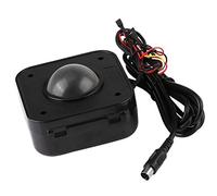 TOPINCN Souris Trackball D' éclairée par LED, Connecteur PS/2 à Faible Coût pour Console de Jeu, 4.5cm